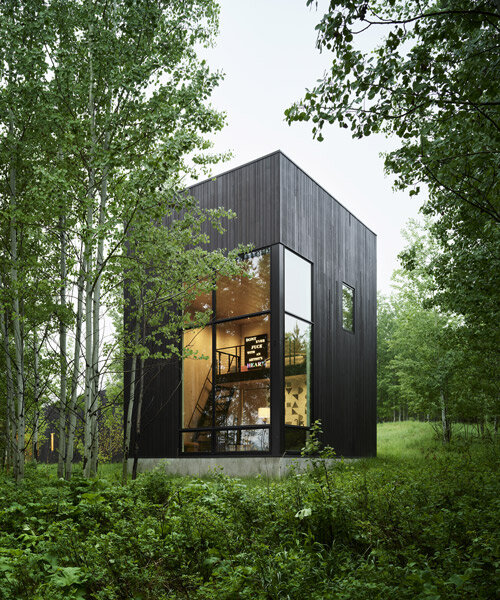 CLB architects scatters ShineMaker retreat compound at the base of wyoming's tetons