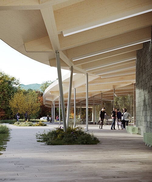 SO – IL cloaks williams college museum of art with gently sweeping rooftop