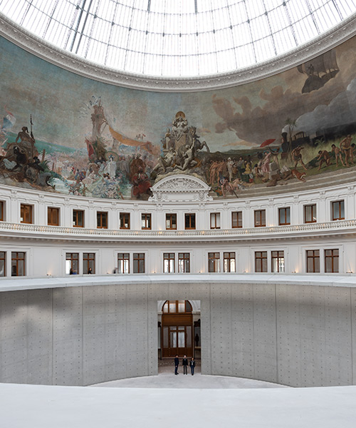 tadao ando-designed 'bourse de commerce' museum in paris revealed in new images