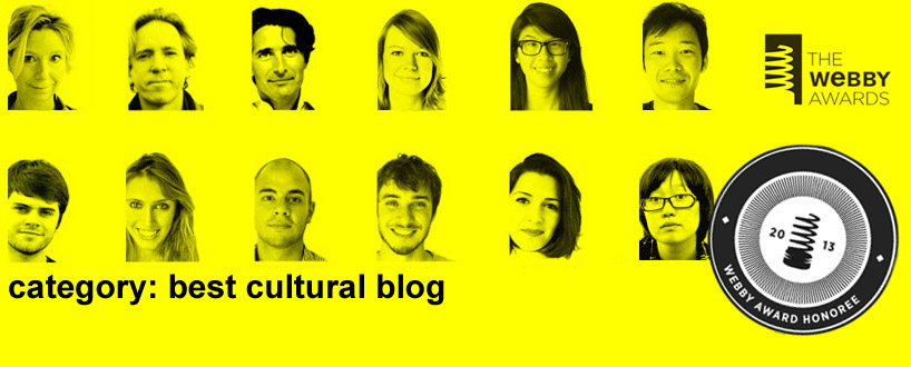 designboom among best cultural blogs: 2013 webby awards